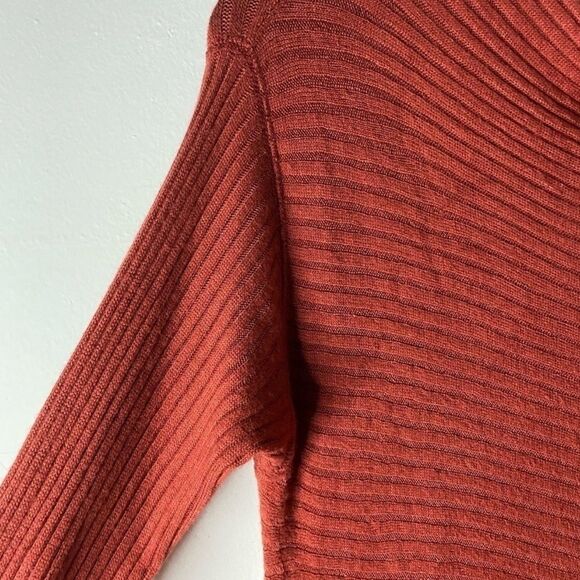 Free People Love Split Back Ribbed Long Sleeve Size S - Picture 7 of 10